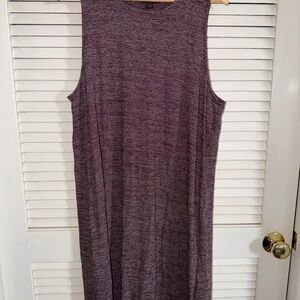 J. Jill Heathered Purple Midi Dress